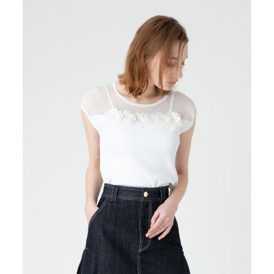 【ＬＯＵＬＯＵ　ＷＩＬＬＯＵＧＨＢＹ】デコルテデコレートプルオーバー