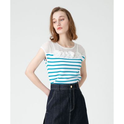 【ＬＯＵＬＯＵ　ＷＩＬＬＯＵＧＨＢＹ】デコルテデコレートプルオーバー