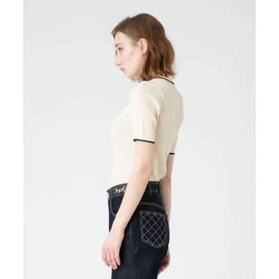 【LOULOU WILLOUGHBY】リブポロニット ce014-67017-02b.jpg?basethum=225