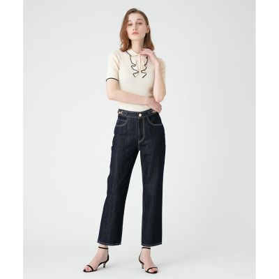 【LOULOU WILLOUGHBY】リブポロニット LOULOU WILLOUGHBY（ルルウィルビー） ニット セーター 「LOULOU