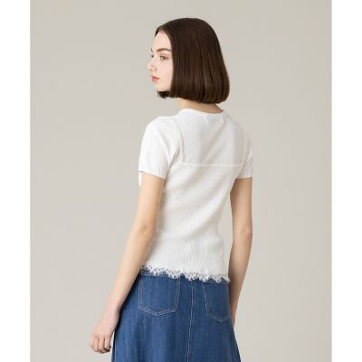 【ＬＯＵＬＯＵ　ＷＩＬＬＯＵＧＨＢＹ】キャミレイヤードプルオーバー