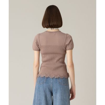 【ＬＯＵＬＯＵ　ＷＩＬＬＯＵＧＨＢＹ】キャミレイヤードプルオーバー