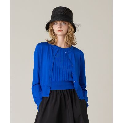 ＜allureville (Women)＞【ＬＯＵＬＯＵ　ＷＩＬＬＯＵＧＨＢＹ】バックフリリー２ＷＡＹカーディガン