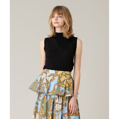 【ＬＯＵＬＯＵ　ＷＩＬＬＯＵＧＨＢＹ】リブキリカエモックネックプルオーバー