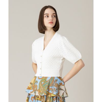 【ＬＯＵＬＯＵ　ＷＩＬＬＯＵＧＨＢＹ】アイレットポインテールカーディガン