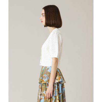 【ＬＯＵＬＯＵ　ＷＩＬＬＯＵＧＨＢＹ】アイレットポインテールカーディガン