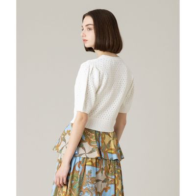 【ＬＯＵＬＯＵ　ＷＩＬＬＯＵＧＨＢＹ】アイレットポインテールカーディガン