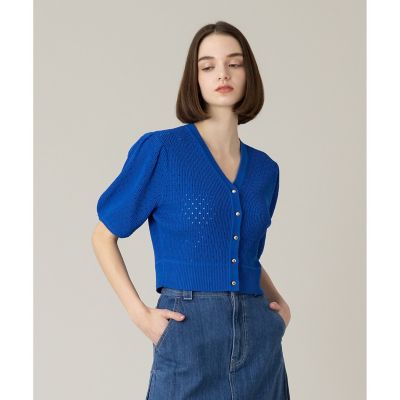 【ＬＯＵＬＯＵ　ＷＩＬＬＯＵＧＨＢＹ】アイレットポインテールカーディガン