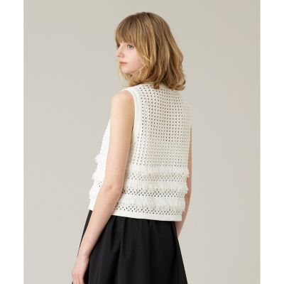 【ＬＯＵＬＯＵ　ＷＩＬＬＯＵＧＨＢＹ】フリンジクロッシェジレ