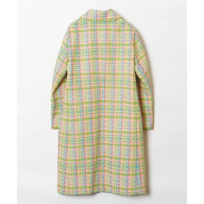 LOULOU WILLOUGHBY】NEONツイードロングコート
