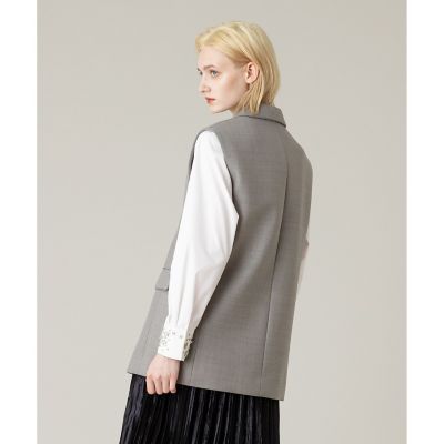 美品◎Yori ボンディングジレ LOULOU WILLOUGHBY】ボンディングジレ