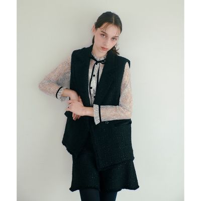 【ＬＯＵＬＯＵ　ＷＩＬＬＯＵＧＨＢＹ】ジオリカラメツイードジレ