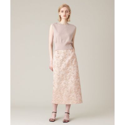 LOULOU WILLOUGHBY】シャトージャガードスカート LOULOU