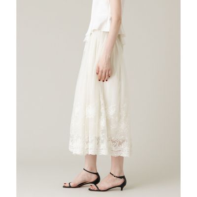 【ＬＯＵＬＯＵ　ＷＩＬＬＯＵＧＨＢＹ】レーシーチュールスカート
