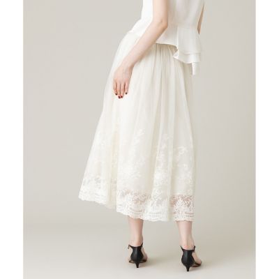 【ＬＯＵＬＯＵ　ＷＩＬＬＯＵＧＨＢＹ】レーシーチュールスカート