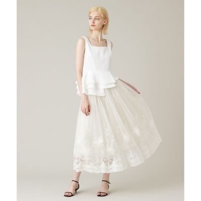 【ＬＯＵＬＯＵ　ＷＩＬＬＯＵＧＨＢＹ】レーシーチュールスカート