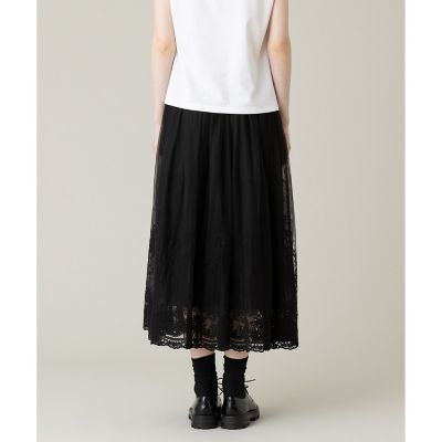 【ＬＯＵＬＯＵ　ＷＩＬＬＯＵＧＨＢＹ】レーシーチュールスカート