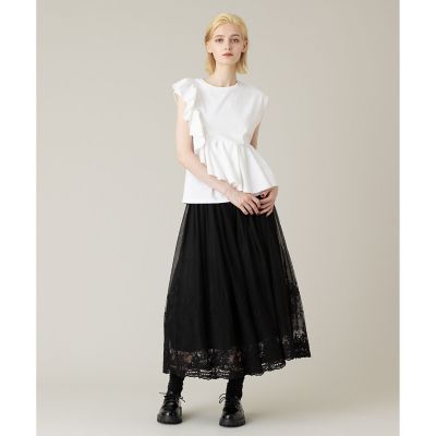 【ＬＯＵＬＯＵ　ＷＩＬＬＯＵＧＨＢＹ】レーシーチュールスカート