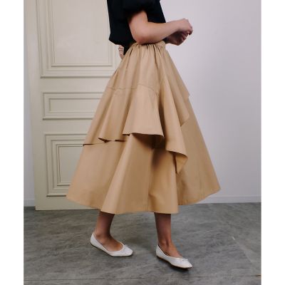 【ＬＯＵＬＯＵ　ＷＩＬＬＯＵＧＨＢＹ】イレギュラーラッフルスカート
