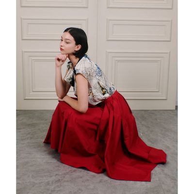 【ＬＯＵＬＯＵ　ＷＩＬＬＯＵＧＨＢＹ】イレギュラーラッフルスカート