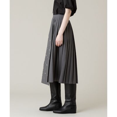 LOULOU WILLOUGHBY】ビジューアシメスカート