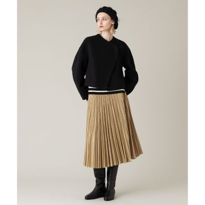 LOULOU WILLOUGHBY】レザーライクプリーツ