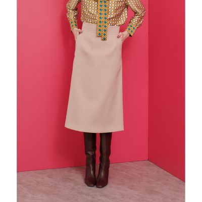 【ＬＯＵＬＯＵ　ＷＩＬＬＯＵＧＨＢＹ】ウール混ダブルクロススカート