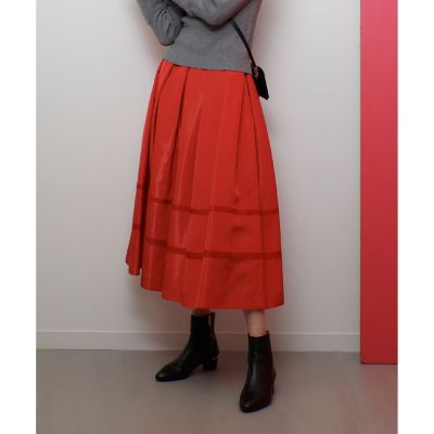 【ＬＯＵＬＯＵ　ＷＩＬＬＯＵＧＨＢＹ】リボントリミングタックスカート
