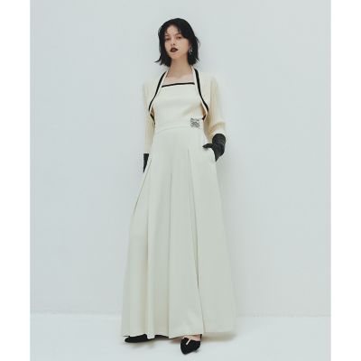 【ＬＯＵＬＯＵ　ＷＩＬＬＯＵＧＨＢＹ】ジョーゼットタックワイドパンツ