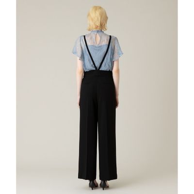 【24SS】ルルウィルビー　トリアセダブルクロスサス付きパンツ　2サイズ trim_ofalv_item85ef2f2e346711e