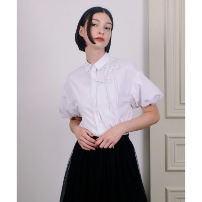 【ＬＯＵＬＯＵ　ＷＩＬＬＯＵＧＨＢＹ】コサージュシャツ