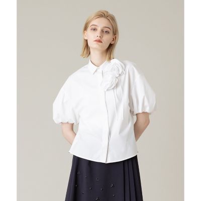 【ＬＯＵＬＯＵ　ＷＩＬＬＯＵＧＨＢＹ】コサージュシャツ