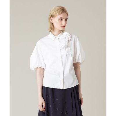 【ＬＯＵＬＯＵ　ＷＩＬＬＯＵＧＨＢＹ】コサージュシャツ