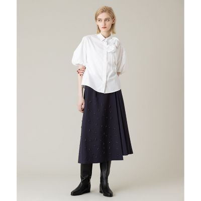 【ＬＯＵＬＯＵ　ＷＩＬＬＯＵＧＨＢＹ】コサージュシャツ
