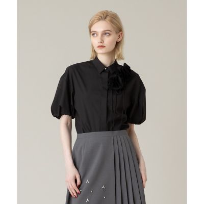 【ＬＯＵＬＯＵ　ＷＩＬＬＯＵＧＨＢＹ】コサージュシャツ