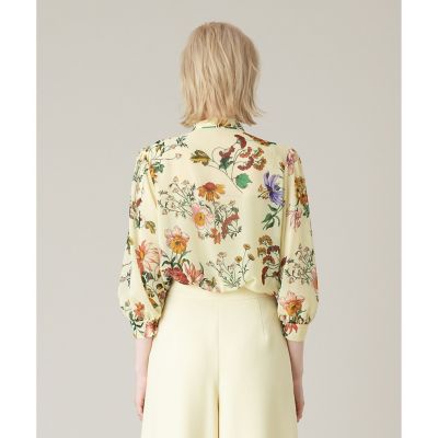 【ＬＯＵＬＯＵ　ＷＩＬＬＯＵＧＨＢＹ】ＲＡＴＴＩシフォンフラワープリントブラウス