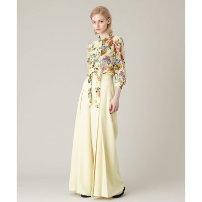 【ＬＯＵＬＯＵ　ＷＩＬＬＯＵＧＨＢＹ】ＲＡＴＴＩシフォンフラワープリントブラウス