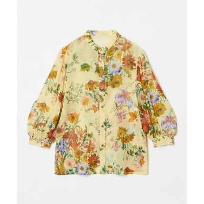 【ＬＯＵＬＯＵ　ＷＩＬＬＯＵＧＨＢＹ】ＲＡＴＴＩシフォンフラワープリントブラウス