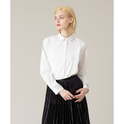 【ＬＯＵＬＯＵ　ＷＩＬＬＯＵＧＨＢＹ】ビジューカフシャツ