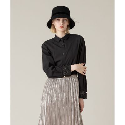 【ＬＯＵＬＯＵ　ＷＩＬＬＯＵＧＨＢＹ】ビジューカフシャツ