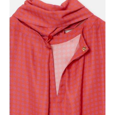 LOULOU WILLOUGHBY スクエアドットプリントブラウス LOULOU WILLOUGHBY】スクエアドットプリントブラウス