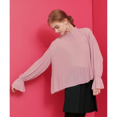 【ＬＯＵＬＯＵ　ＷＩＬＬＯＵＧＨＢＹ】プリーツシアーブラウス