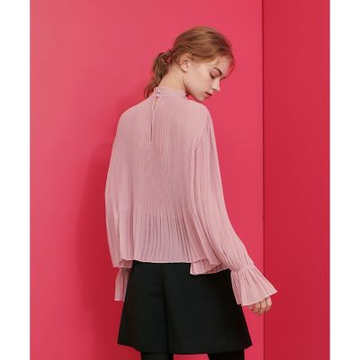 【ＬＯＵＬＯＵ　ＷＩＬＬＯＵＧＨＢＹ】プリーツシアーブラウス