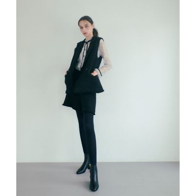 【ＬＯＵＬＯＵ　ＷＩＬＬＯＵＧＨＢＹ】レースベロアリボンブラウス
