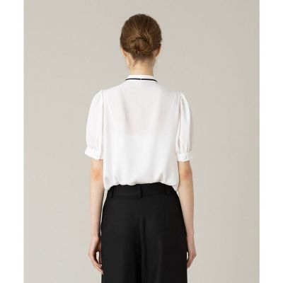 【ＬＯＵＬＯＵ　ＷＩＬＬＯＵＧＨＢＹ】◇フロントタックラッフル半袖ブラウス