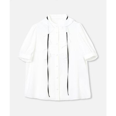 【ＬＯＵＬＯＵ　ＷＩＬＬＯＵＧＨＢＹ】◇フロントタックラッフル半袖ブラウス