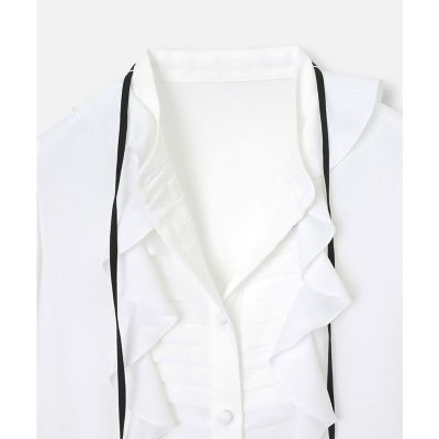 【ＬＯＵＬＯＵ　ＷＩＬＬＯＵＧＨＢＹ】◇フロントタックラッフル半袖ブラウス