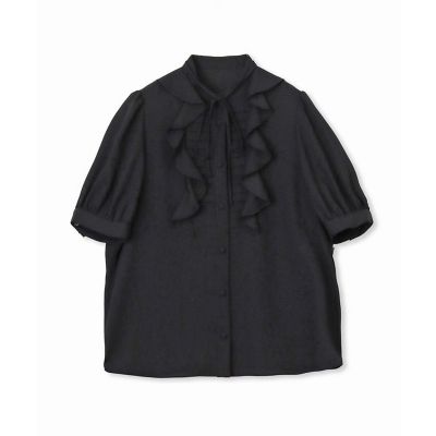【ＬＯＵＬＯＵ　ＷＩＬＬＯＵＧＨＢＹ】◇フロントタックラッフル半袖ブラウス