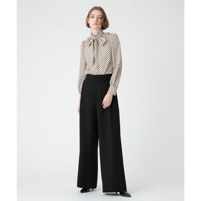 【ＬＯＵＬＯＵ　ＷＩＬＬＯＵＧＨＢＹ】◇　デシンドットフリルボウタイブラウス