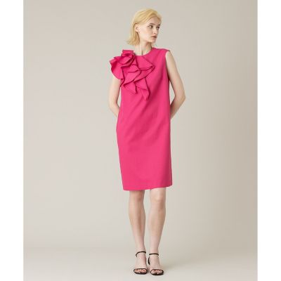 LOULOU WILLOUGHBY】アシメフリルワンピース